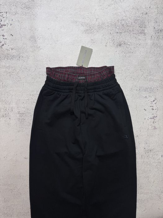 Штани Balenciaga Boxer Black Red Sweatpants S,M,L,XL