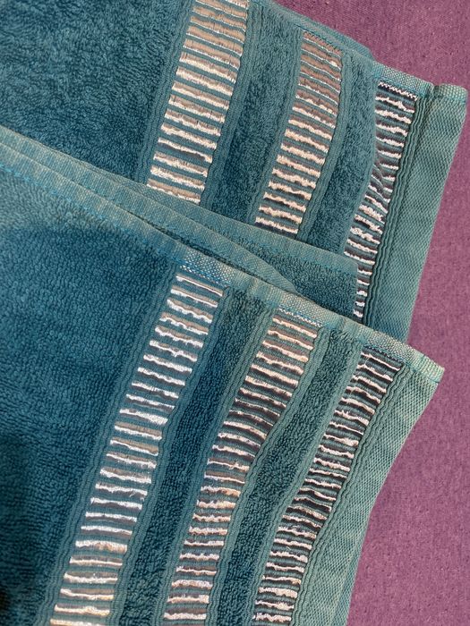 Dwa ręczniki Home&You (70x130 + 50x80) turkusowe