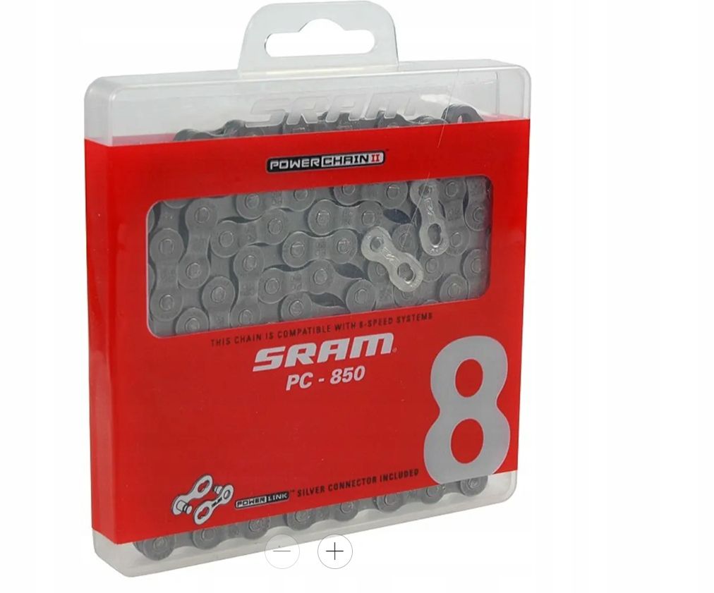 Łańcuch SRAM PC-850 6/7/8 biegów + spinka