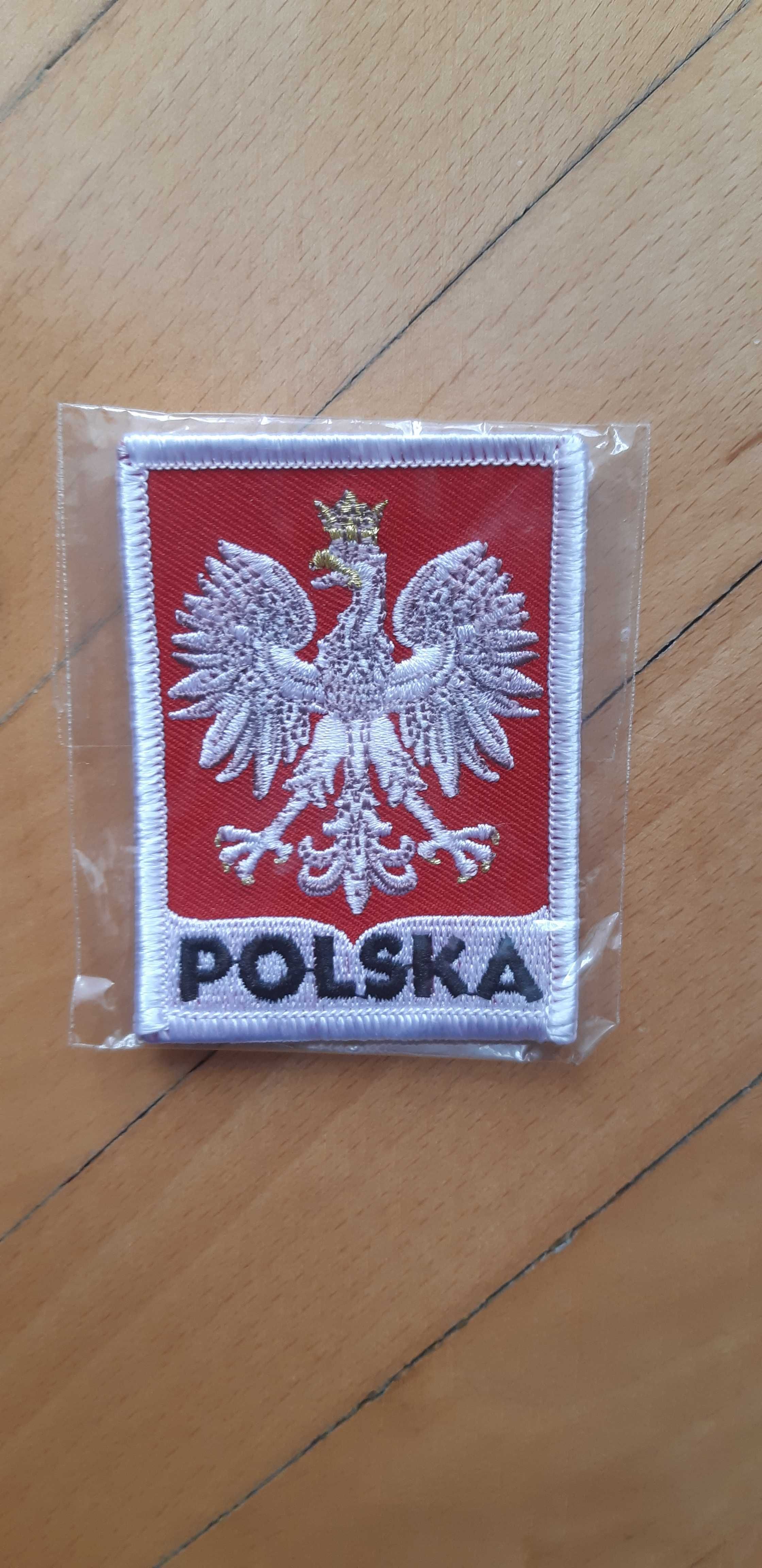 naszywka Polska - nowa 5,5 cm x 7,5 cm