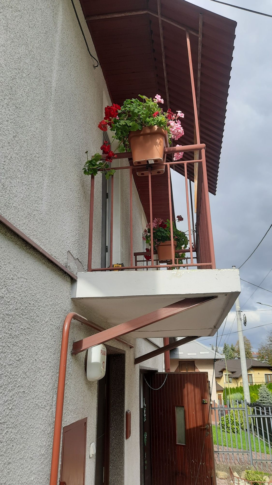 Balustrada metalowa na balkon