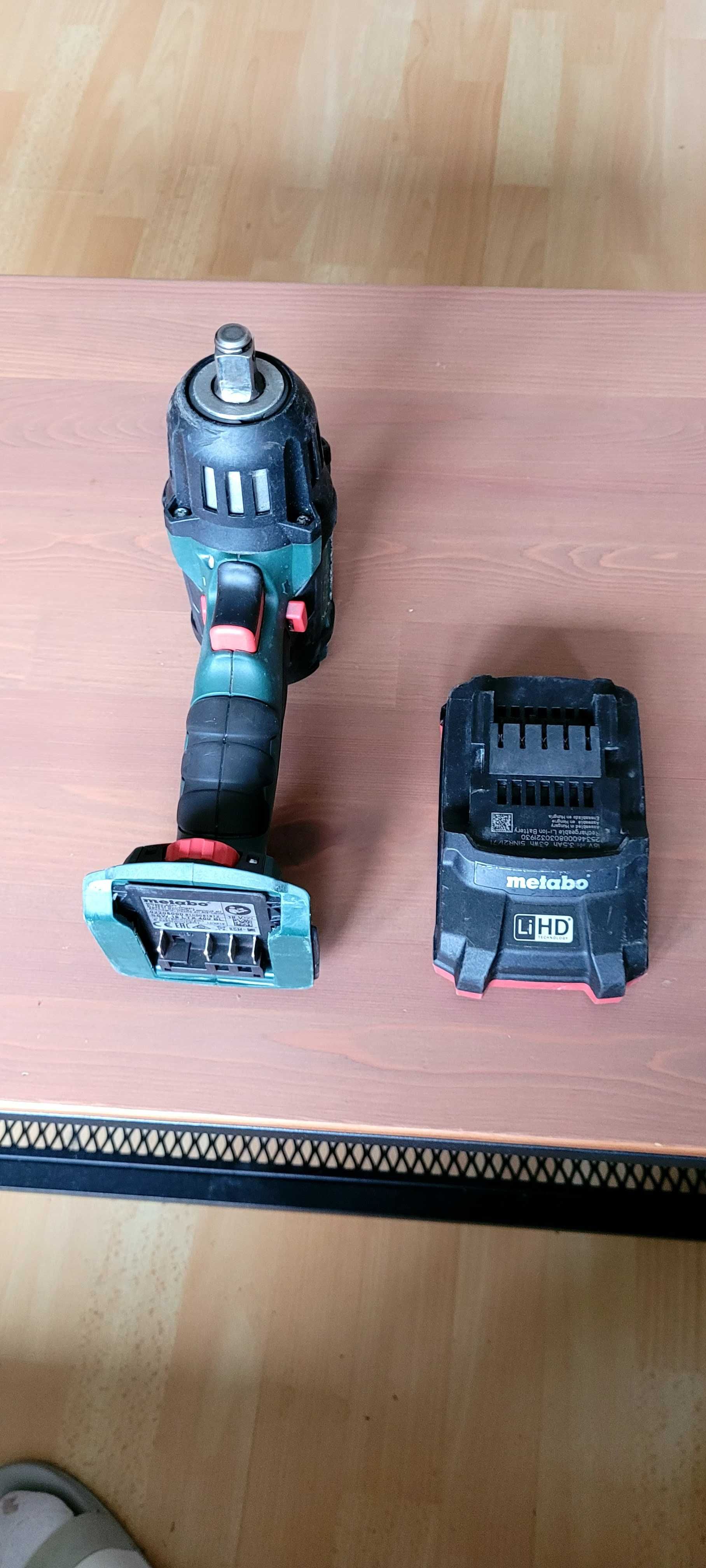 METABO SSW 18 LTX 400 BL zakrętarka udarowa   + 3 AKKU + ładowarka