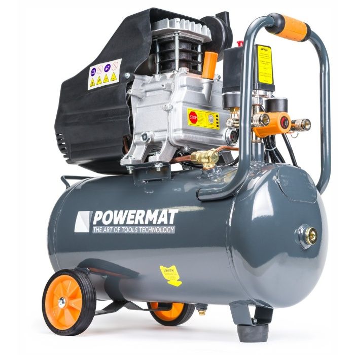 Kompresor olejowy sprężarka Powermat PM-KO-24T firma Powermat 2,5KM