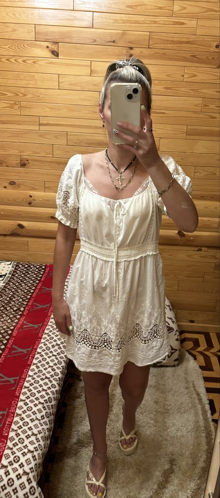 Платье туника лен/длинный сарафан