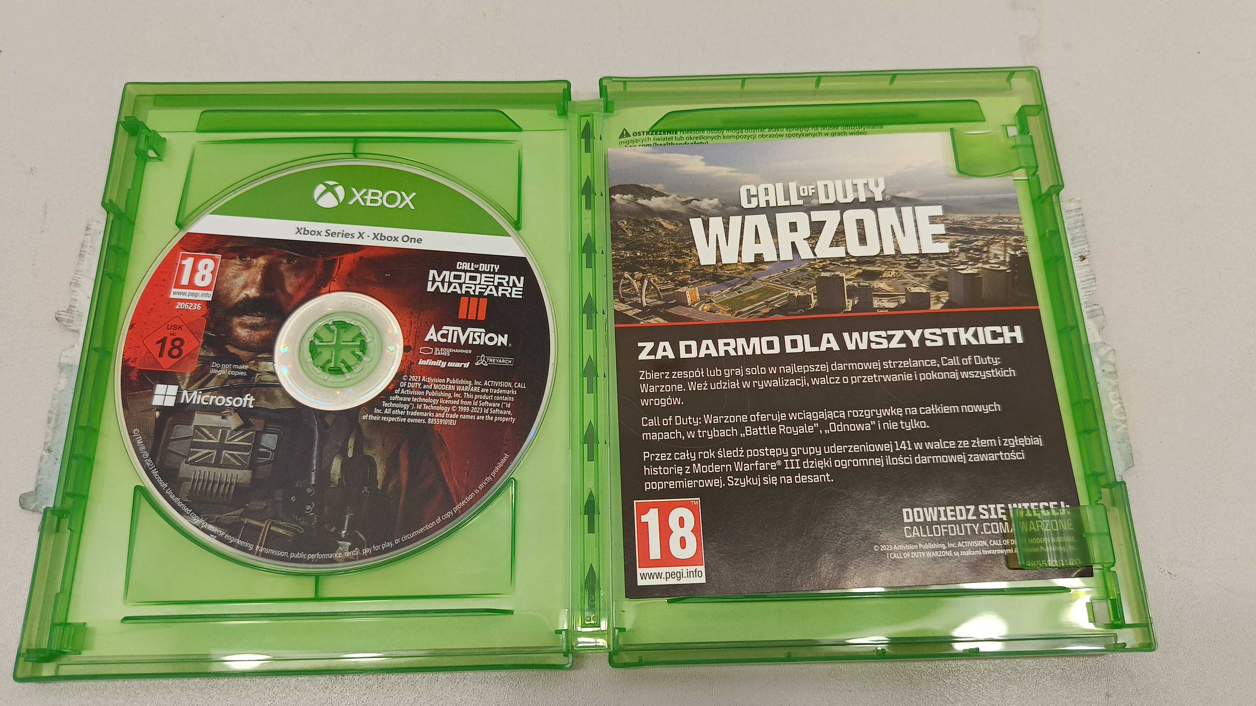 Gra XBOX Series X/Xbox One Call Of Duty Modern Warfare III, Komis