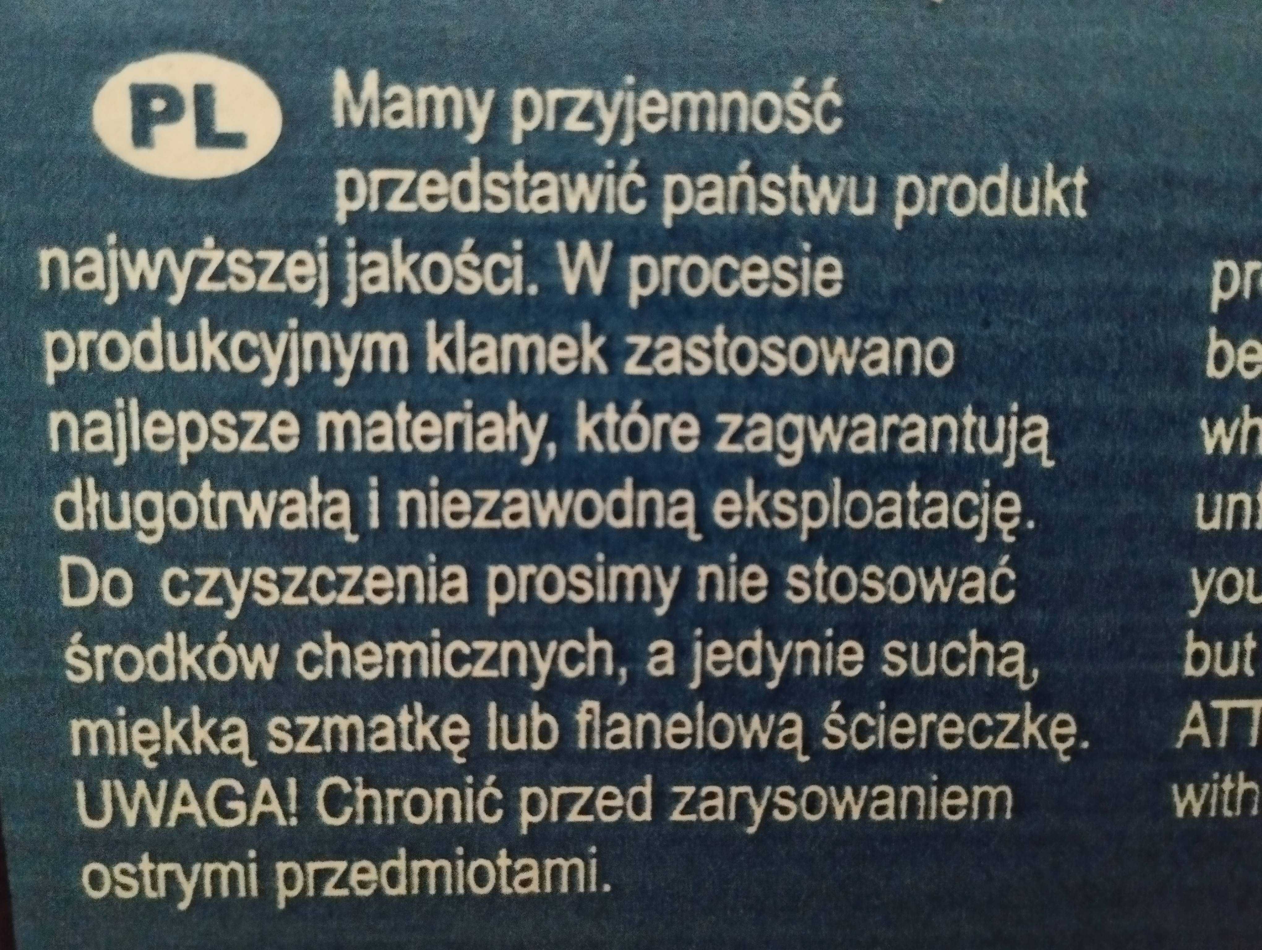Klamka do drzwi do łazienki WC z blokadą – 1 szt