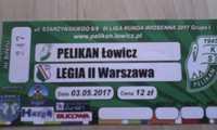 Pelikan Łowicz -Legia II Warszawa 03.05.2017