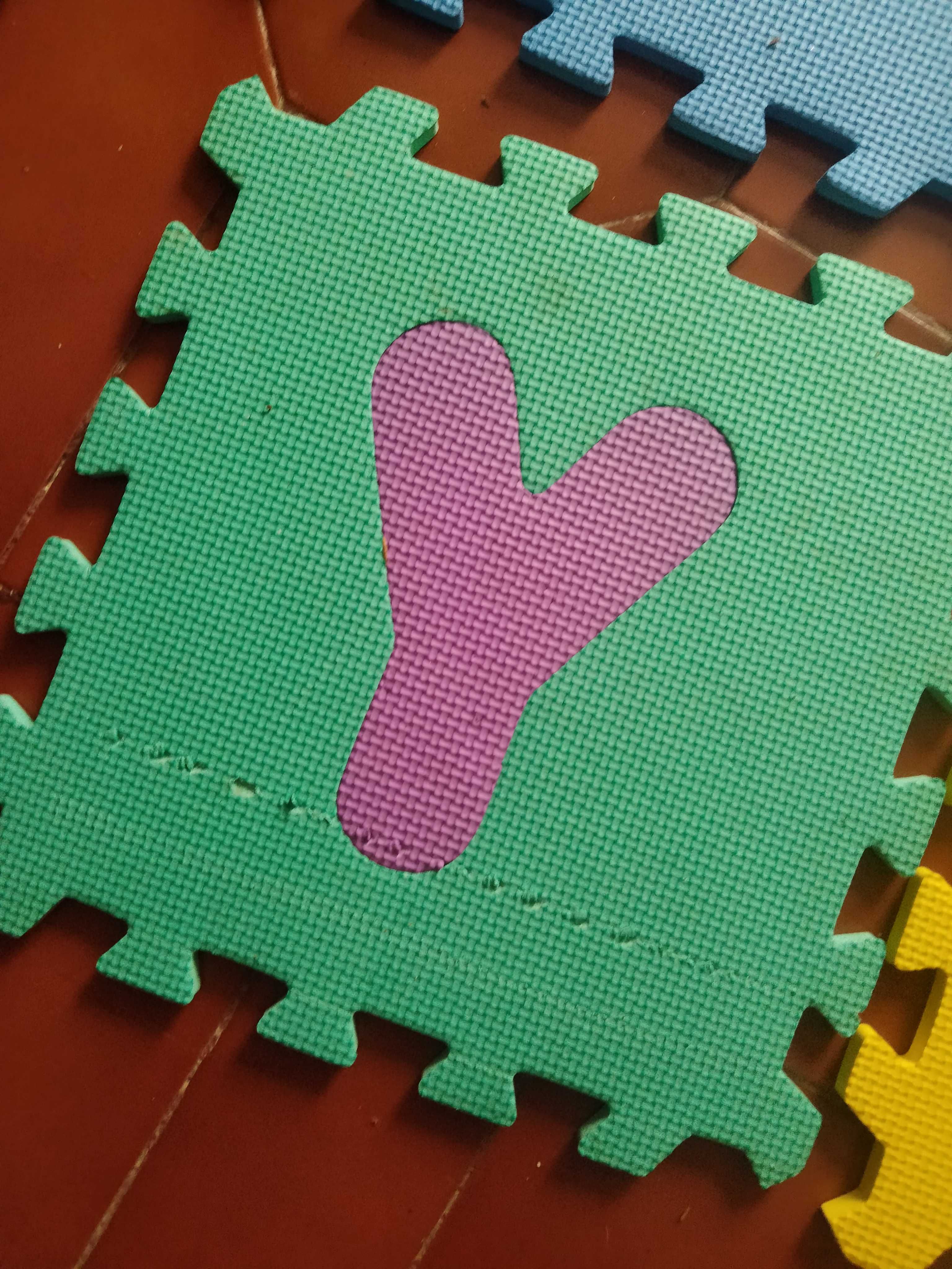 Tapete de borracha Puzzle
