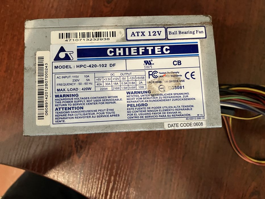 Chieftec HPC-420-102 DF (420W, ATX12V)