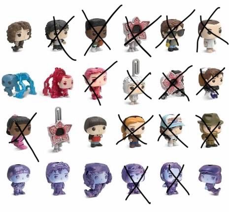 Stranger things - Kinder joy collection