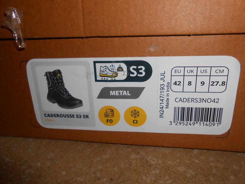 Buty zimowe BHP Deltaplus Caderousse S3 SR r. 42 Wieliczka