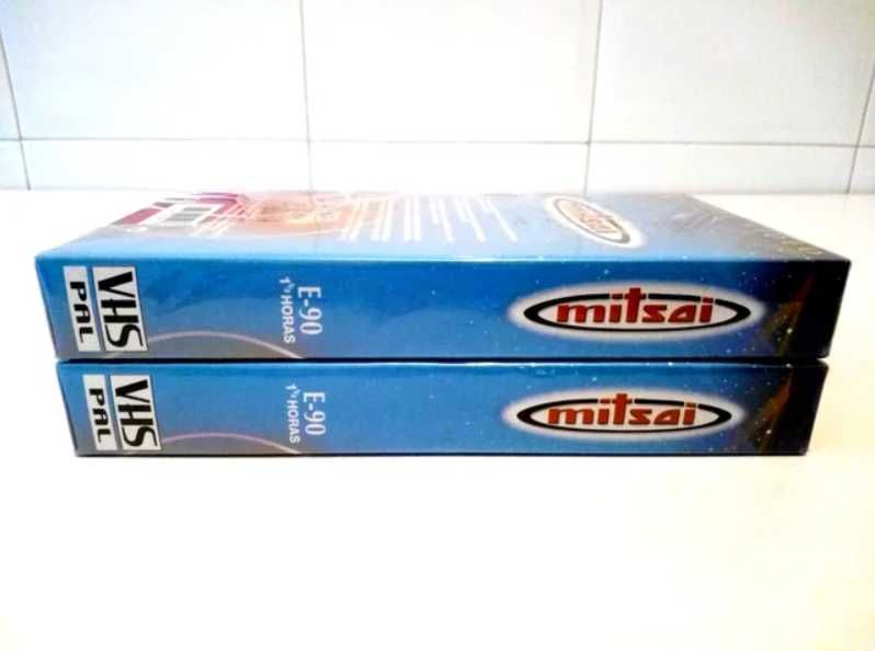 2x Cassetes Mitsai VHS E-90 Special Hi-fi - Novas