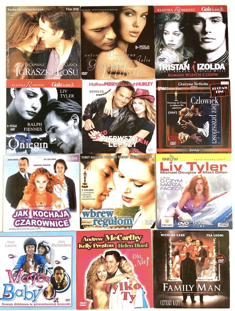 Filmy romantyczne komedie melodramaty DVD