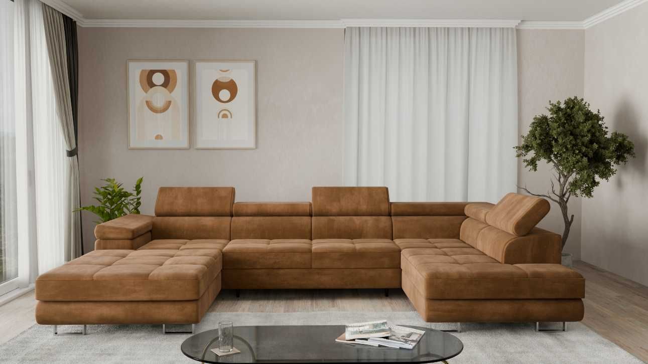 Narożnik, Sofa narożna Aspen U, dostawa 0zł do 14 dni.