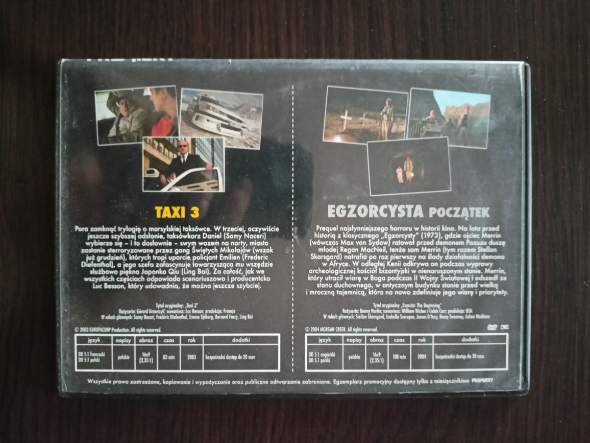 Taxi 3 & Egzorcysta: Początek - Filmy DVD