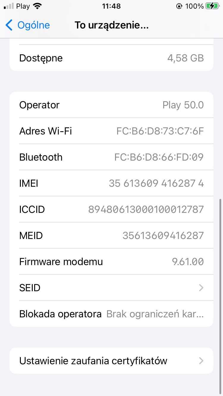 Sprzedam iPhone 6s 32 GB