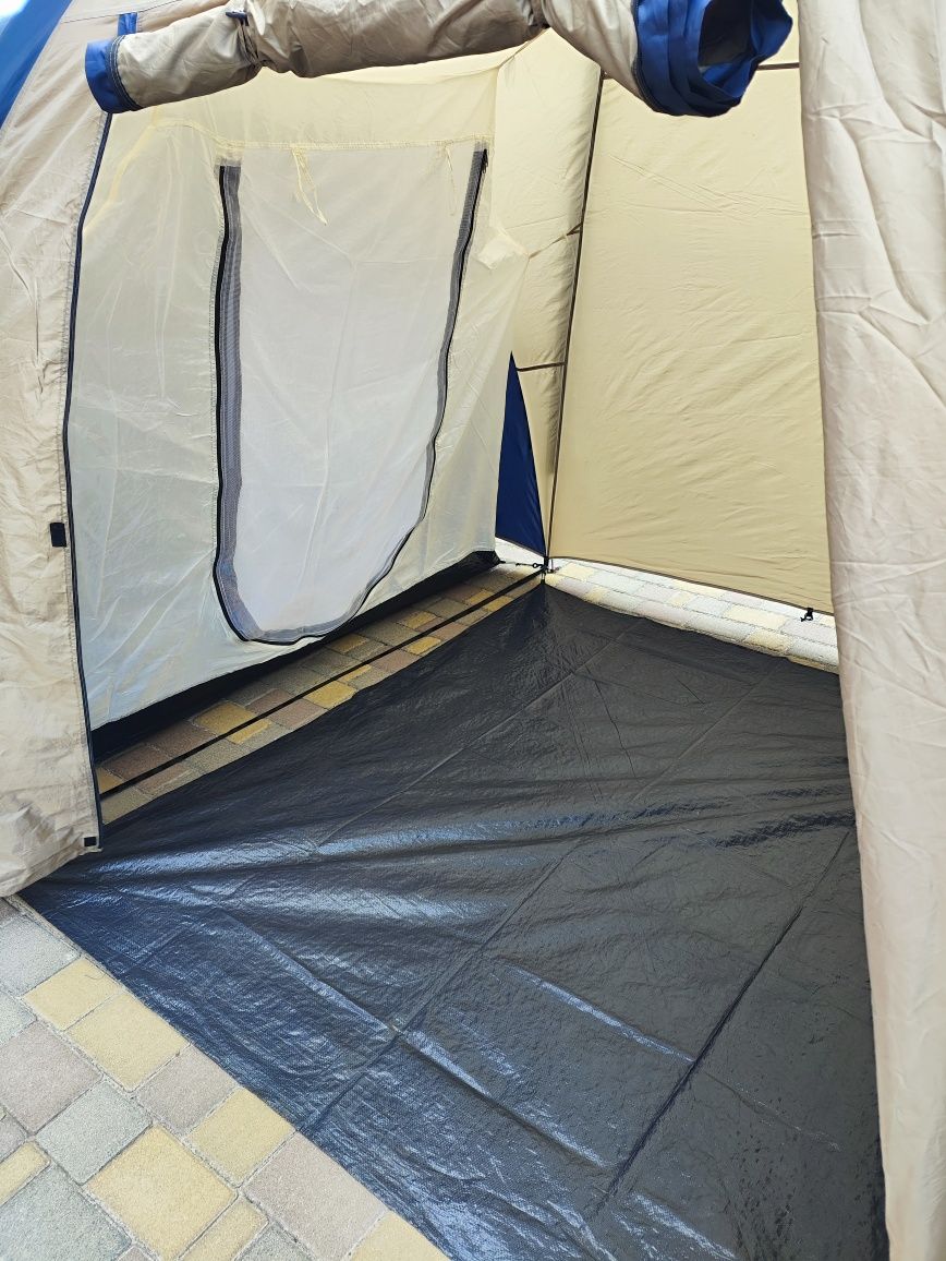 Палатка двухслойная Halfords 4 man 2 Rom tent