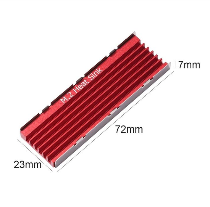 Radiator dysku SSD nvme m.2 2280 PS5 / PC
