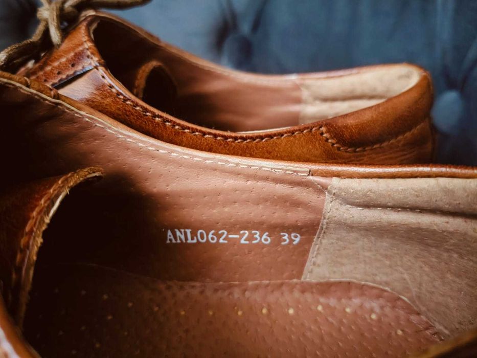 Шкіряні чоловічі туфлі Оксворди