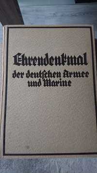 Niemiecka armia książka: Ehrendenkmal der deutschen Armee und Marine.