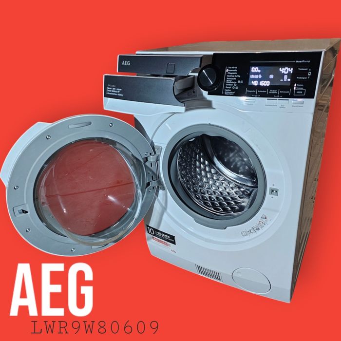Pralko-suszarka z pompą ciepła AEG LWR9W80609 - 10/6kg, WiFi,