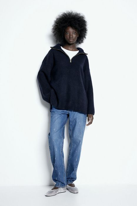 Светр жіночий від H&M з боковими розмізами