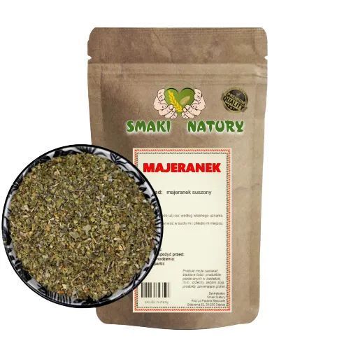 MAJERANEK PREMIUM 50g - Niepowtarzalny Smak i Aromat! SmakiNatury