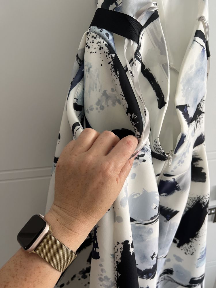 Nowa Asos sukienka 40/L bez pleców na kole oryginalna