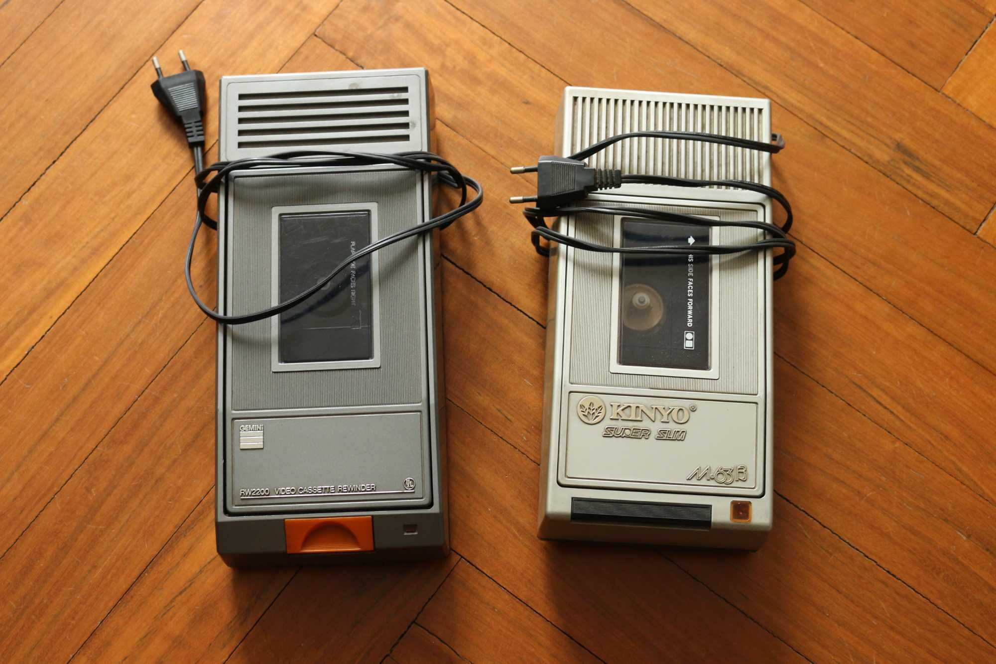 rebobinador cassetes VHS e BETA vintage