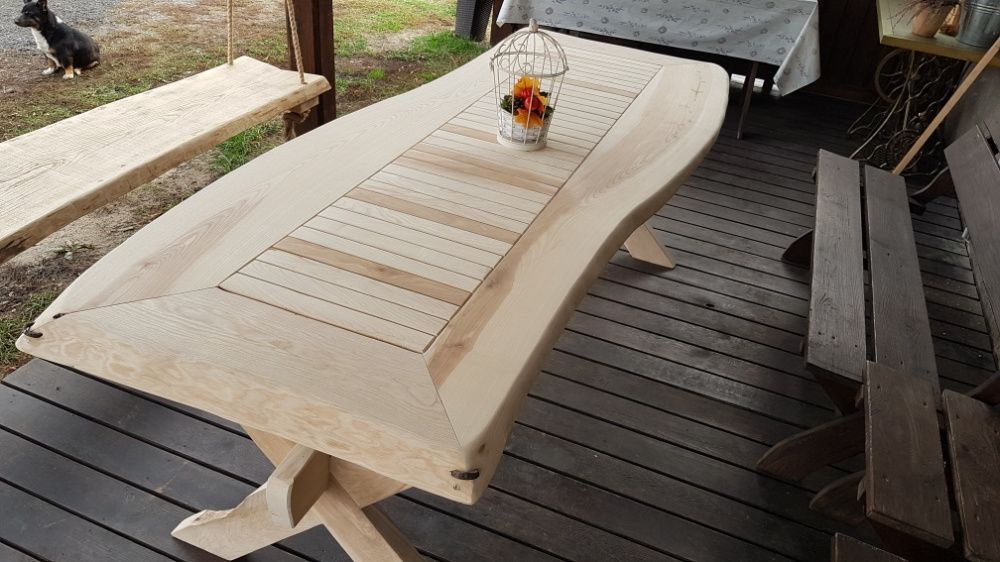 Stół ogrodowy, stół z drewna