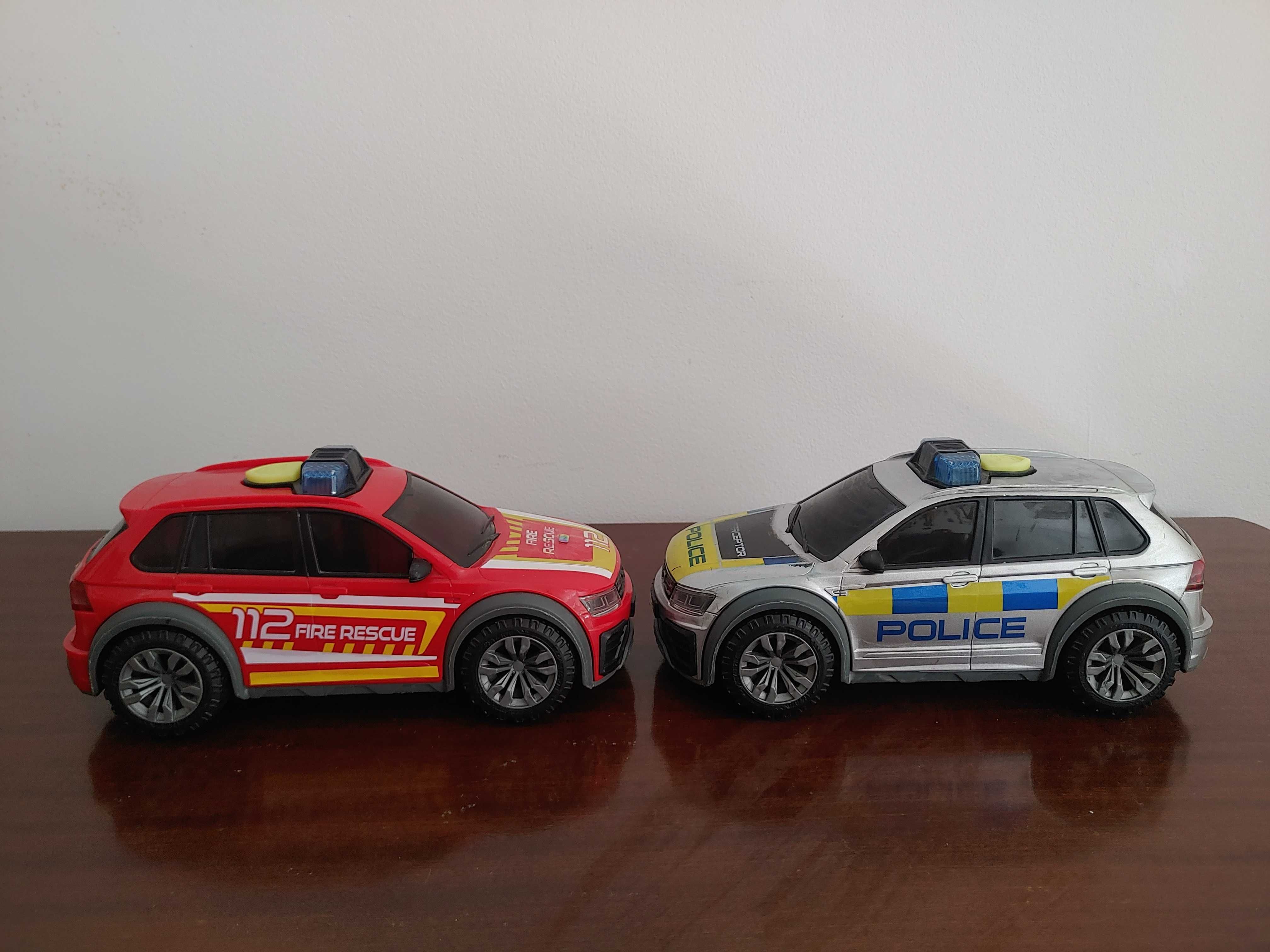 Carros de Policia com luz
