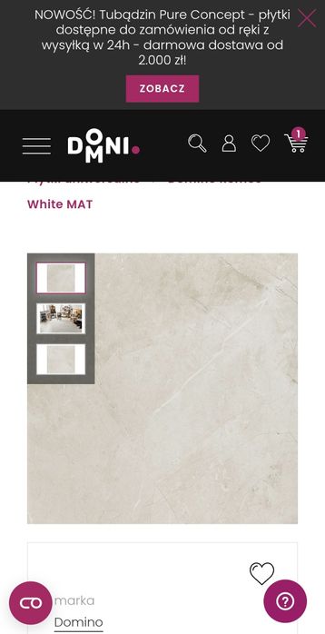 Płytki Remos White Mat 60x60