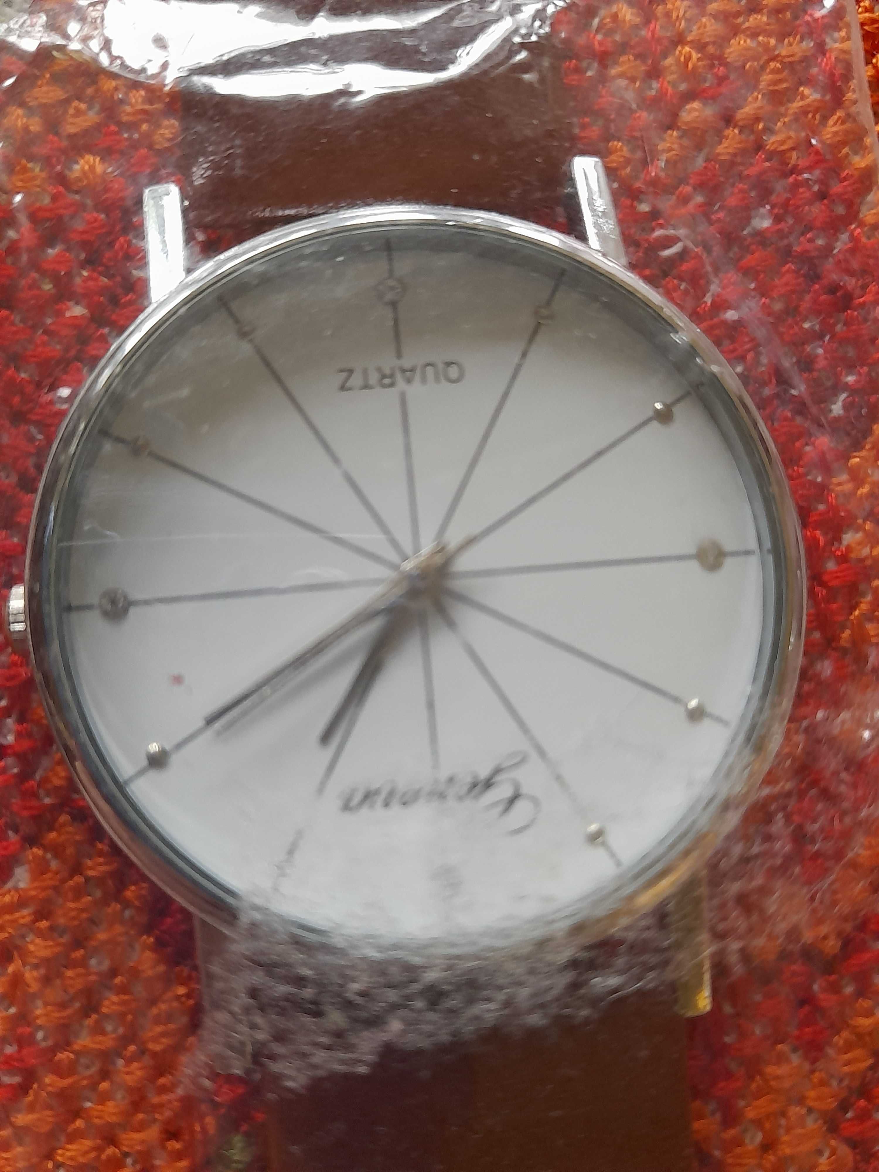 zegarek z 4 cyrkoniami unisex