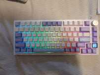 Ajazz ak820 pro teclado mecânico bluetooth wireless e cabo usb c