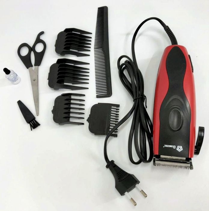 Машинка для стрижки волосся з насадками, перукарня в дома. Стрижка