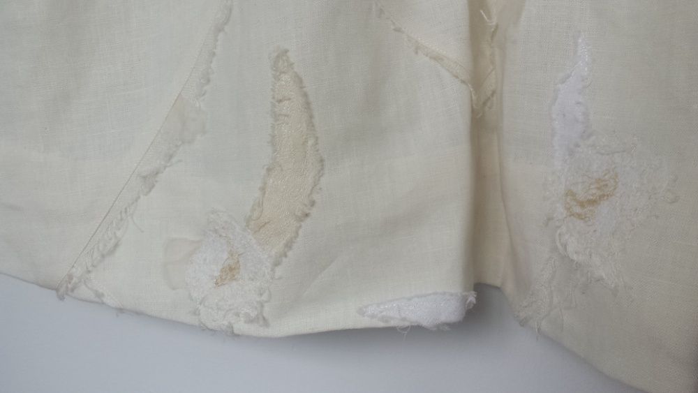 suknia ślubna naturalna len lniana KOIRE boho organic artystyczna