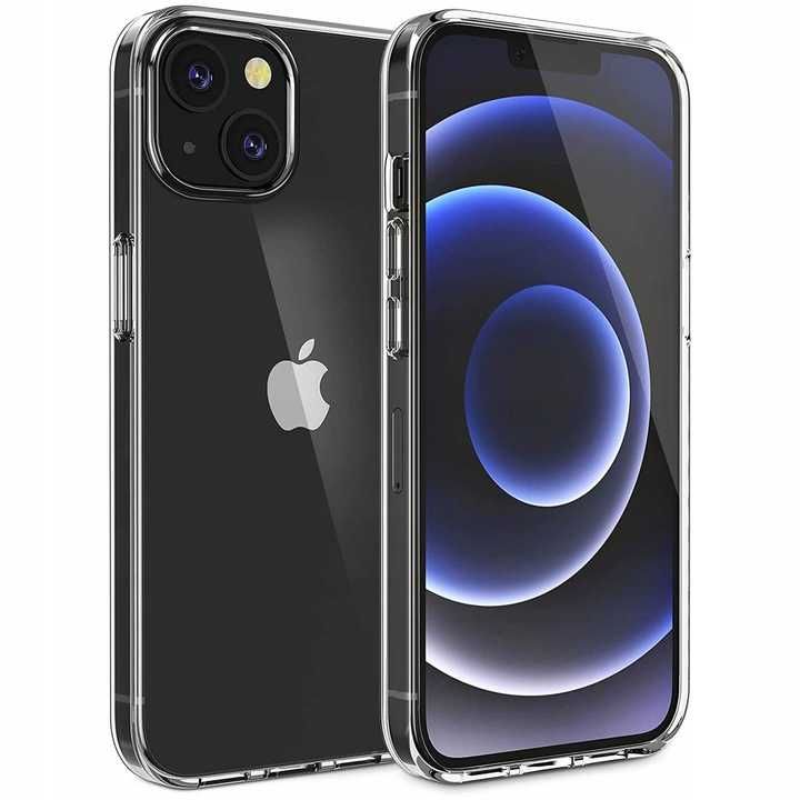 Etui do iPhone 13 / iPhone 14 + Case Przezroczyste 2 x SZKŁO HARTOWANE