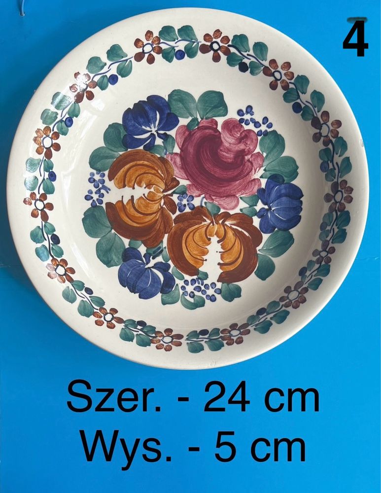Talerze wiszące ozdobne