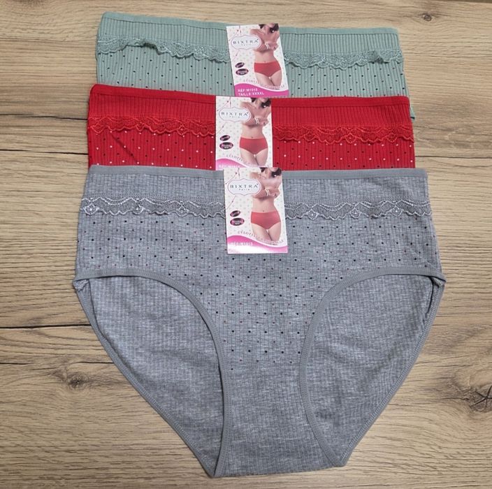 Majtki Damskie komplet 3sztuki 4XL