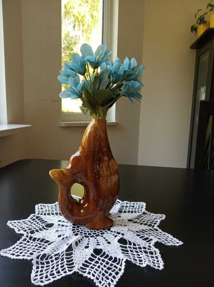 wazonik wazon ceramiczny PRL