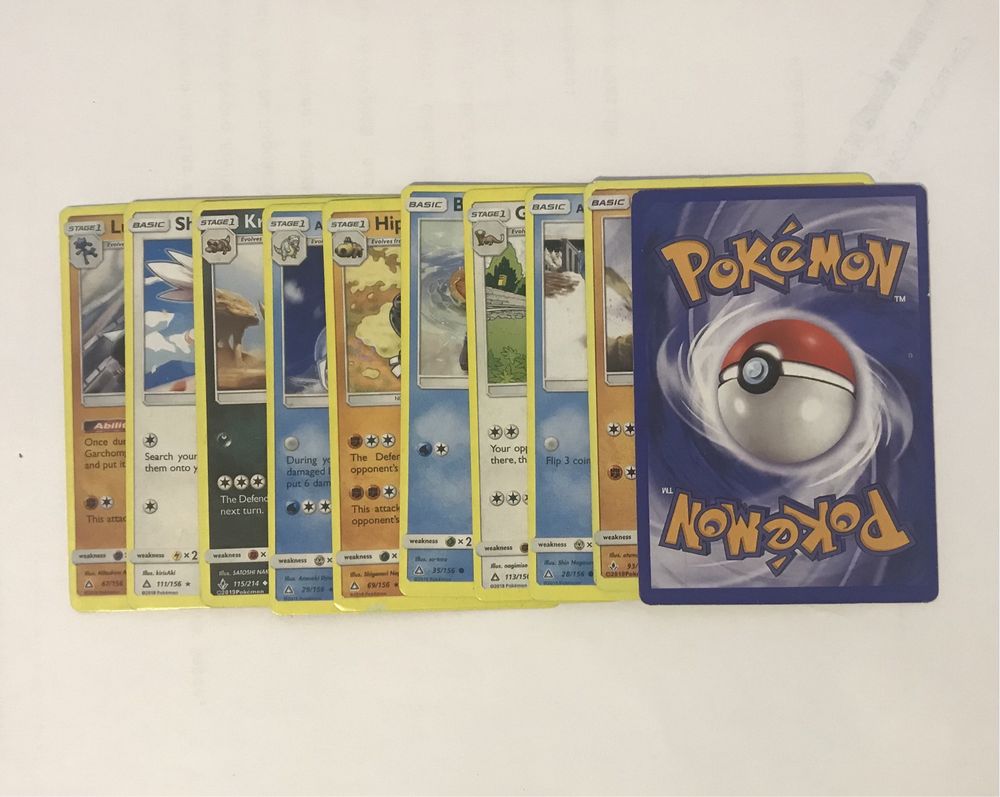 conjunto 10 cartas Pokémon (Aleatórias)