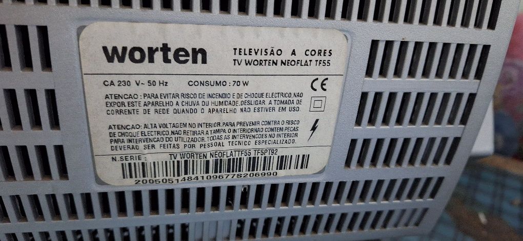 TV analógica Worten TF55 Neoflat