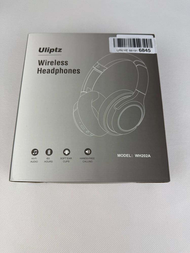 Słuchawki bezprzewodowe nauszne z mikrofonem Bluetooth Uliptz WH202A