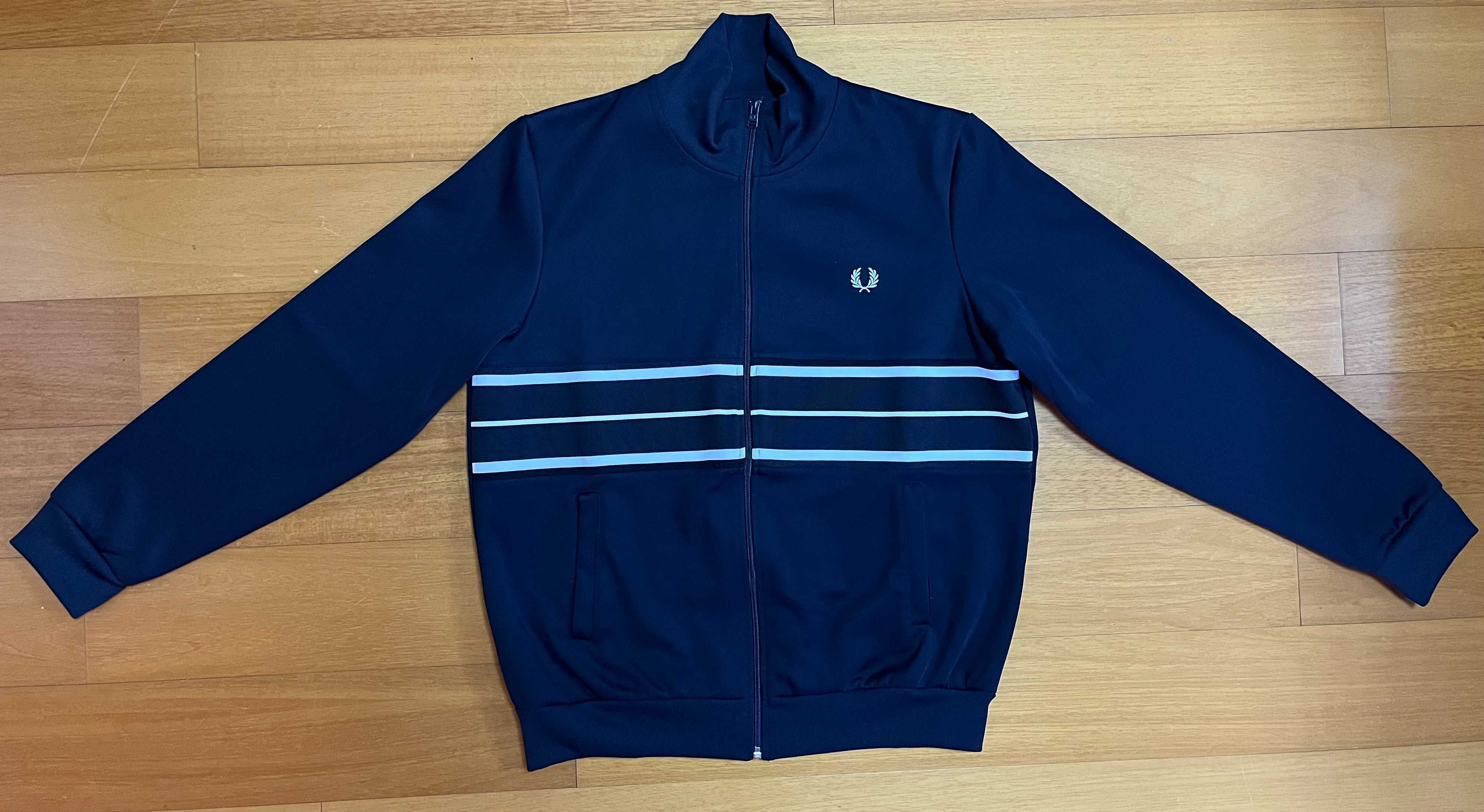 Casaco da Fred Perry - Homem - Tamanho L - Azul Marinho