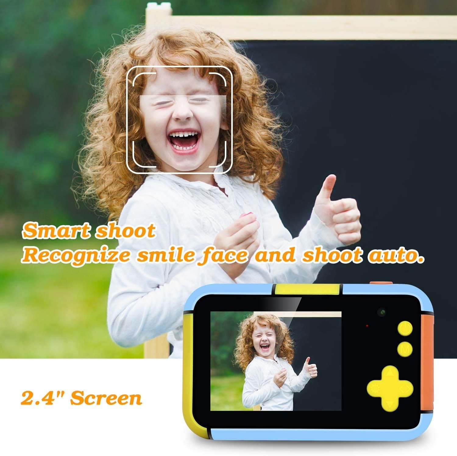 Kamera cyfrowa dla dzieci z 2,4-calowym wyświetlaczem LCD i karta 32G