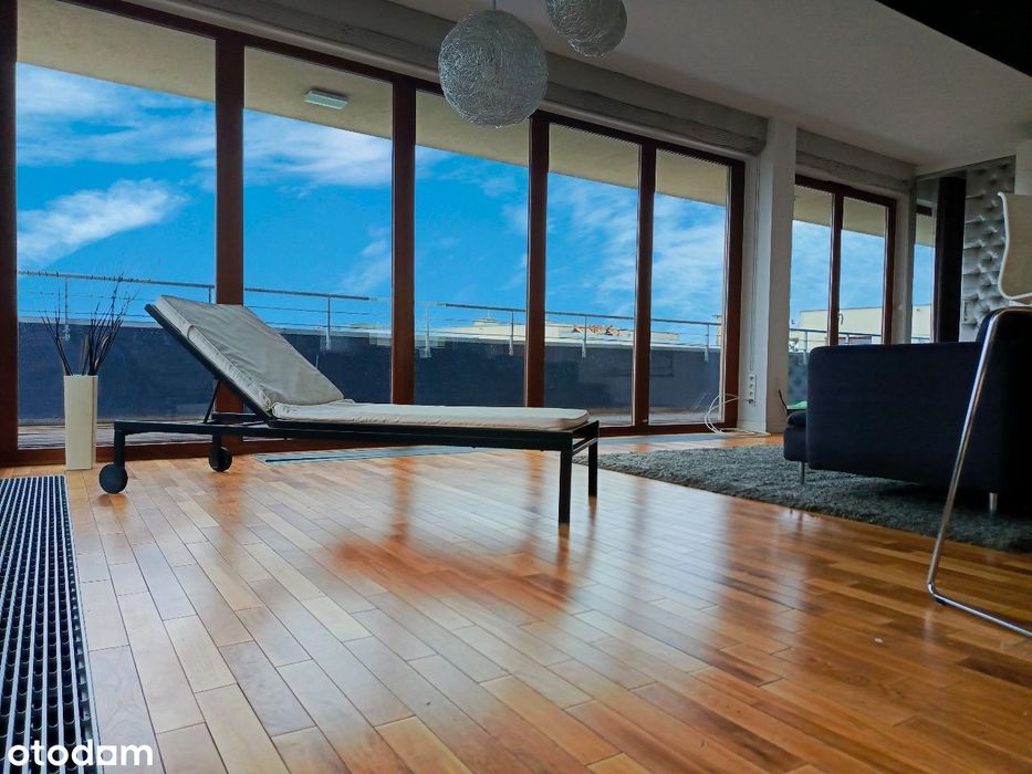 Luksusowy Penthouse 114 m2 Miasteczko Wilanów, taras 65m2,jacuzzi, etc