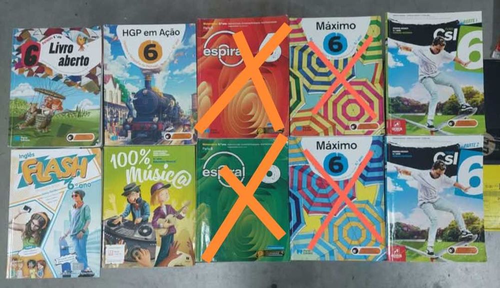 Manuais Escolares e Livros de Fichas 5° e 6° ano