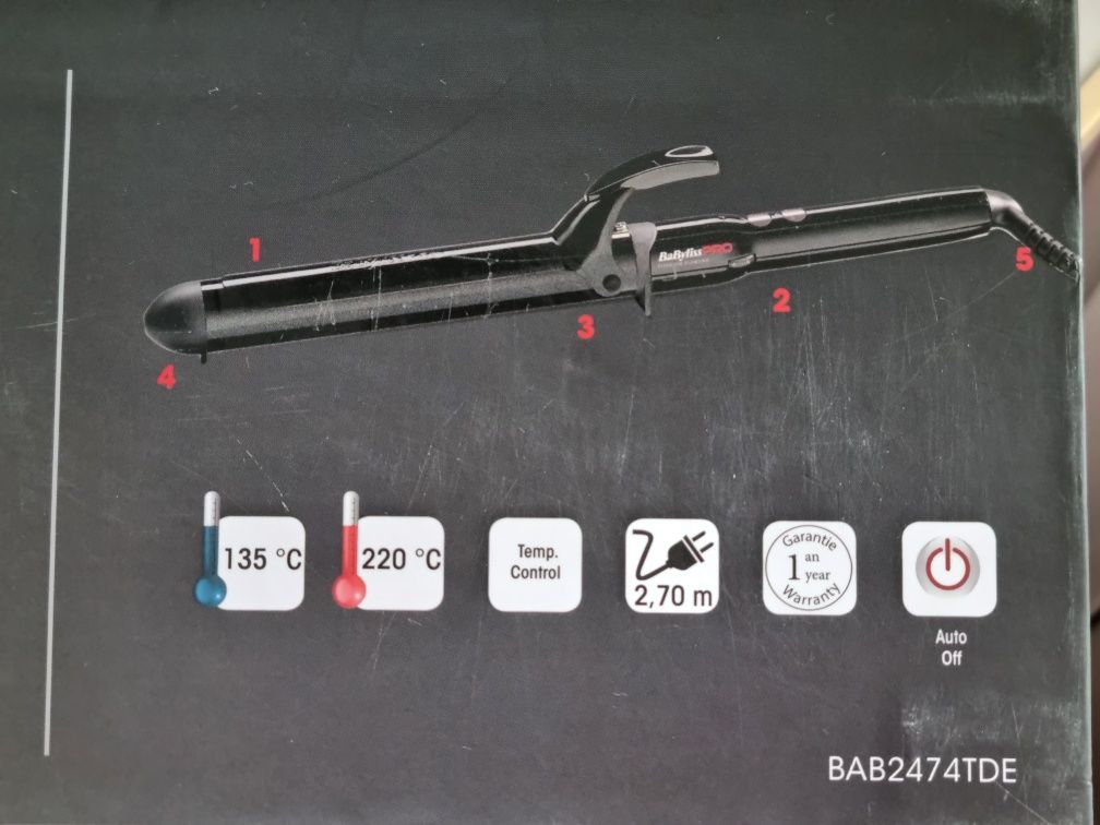 Профессиональная плойка для волос BaByliss BAB2474TDE Extra Long