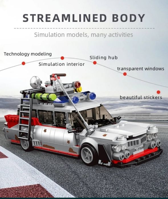 Конструктор 10021 Мисливці за привидами 636 дет  аналог Lego 10274