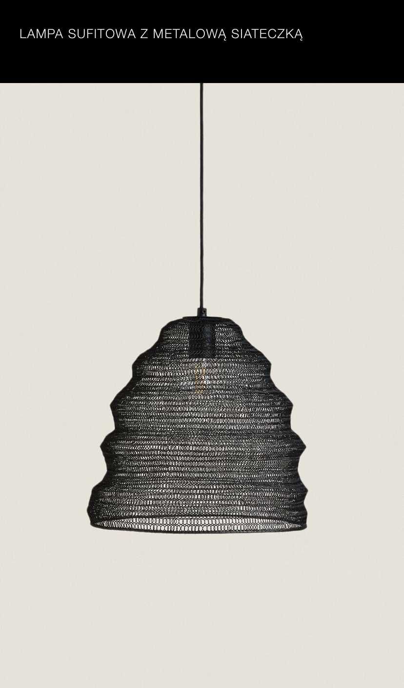 Lampa wisząca Zara czarna druciana